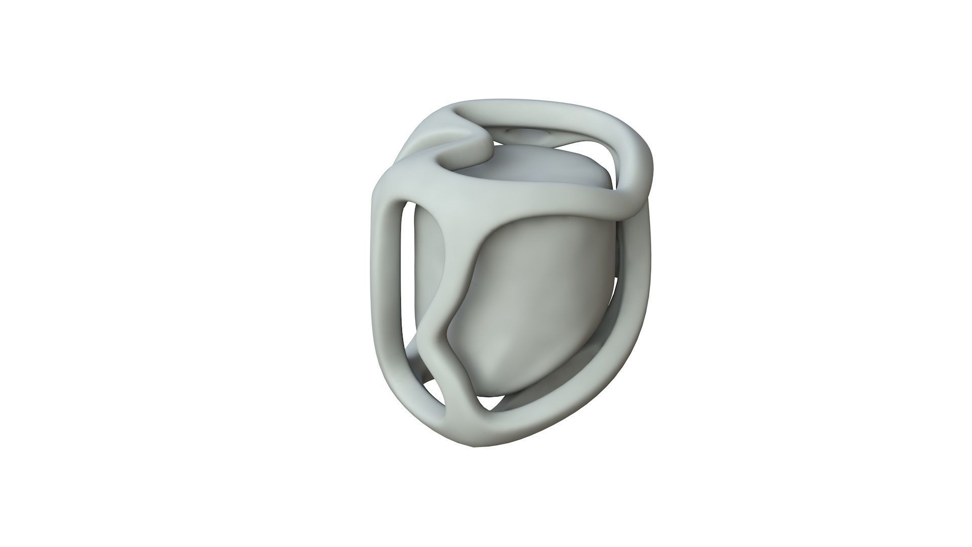 SciFi Shape Object Low Poly 116 Low-poly 3D model_1