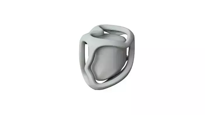 SciFi Shape Object Low Poly 116 Low-poly 3D model