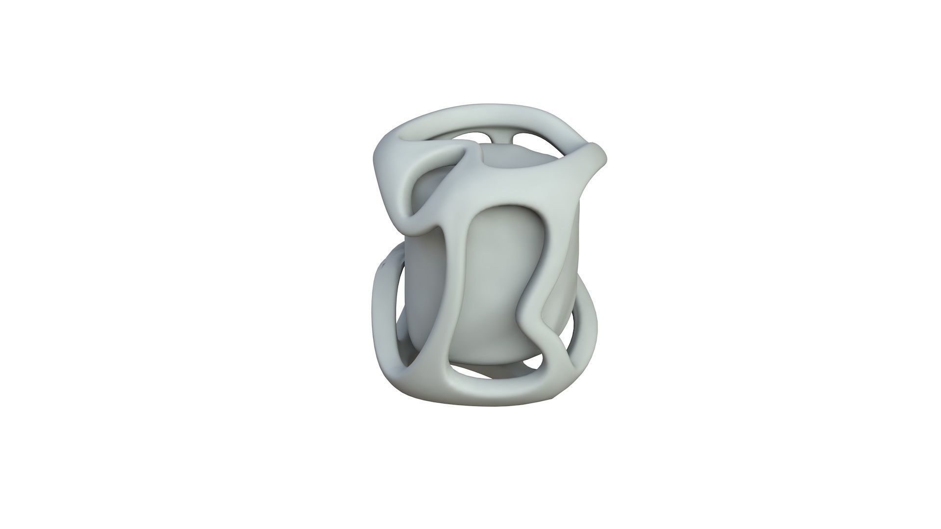 SciFi Shape Object Low Poly 116 Low-poly 3D model_3