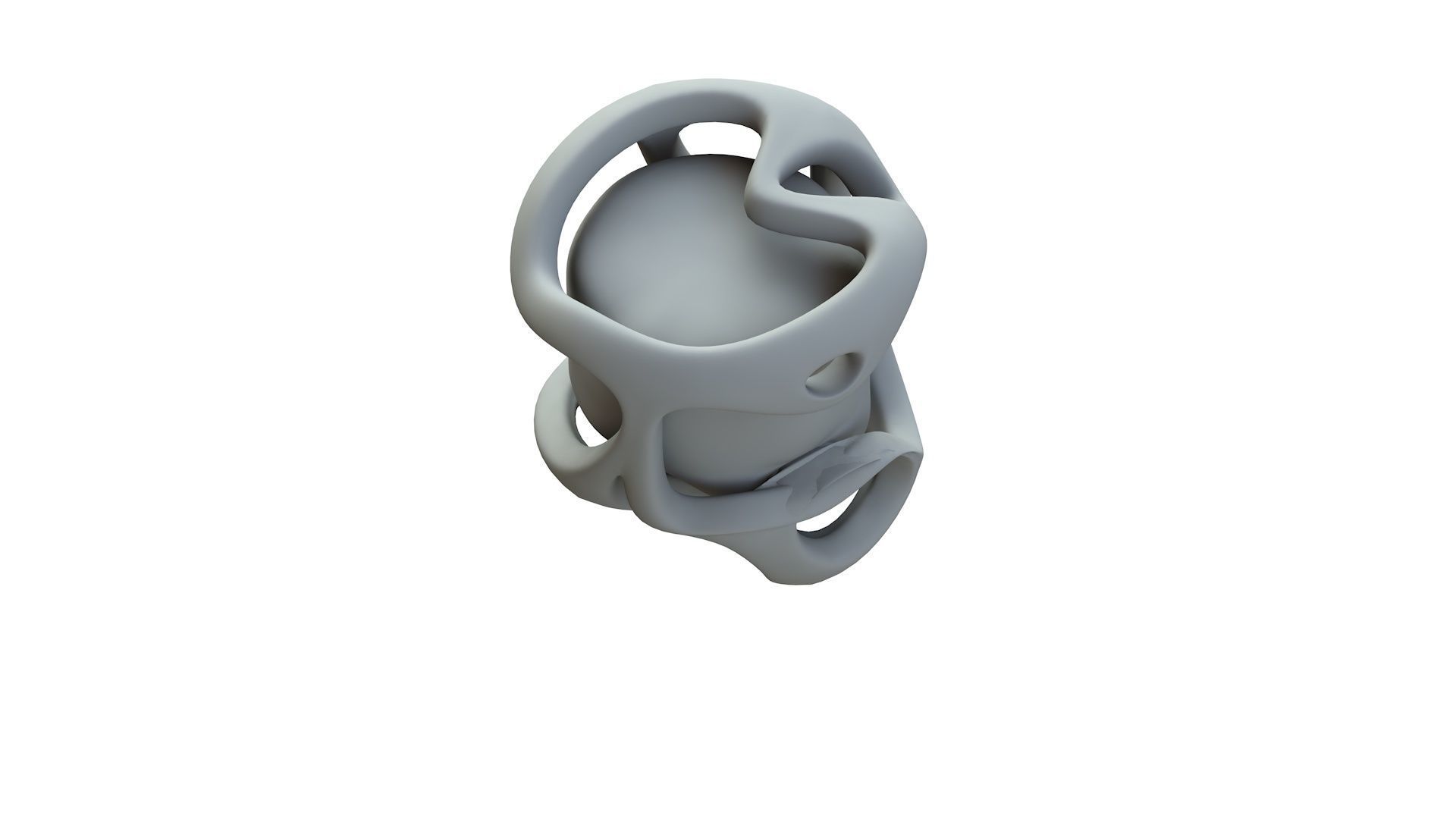 SciFi Shape Object Low Poly 116 Low-poly 3D model_15