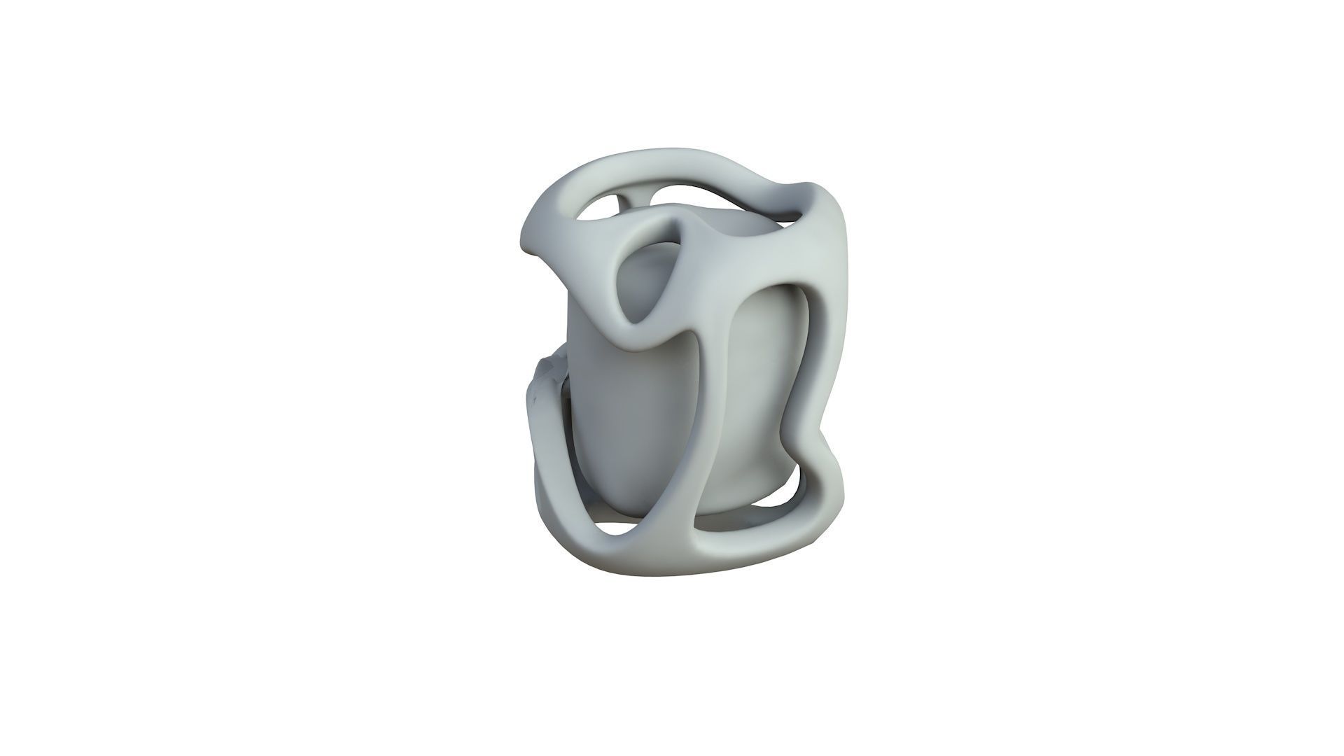 SciFi Shape Object Low Poly 116 Low-poly 3D model_4