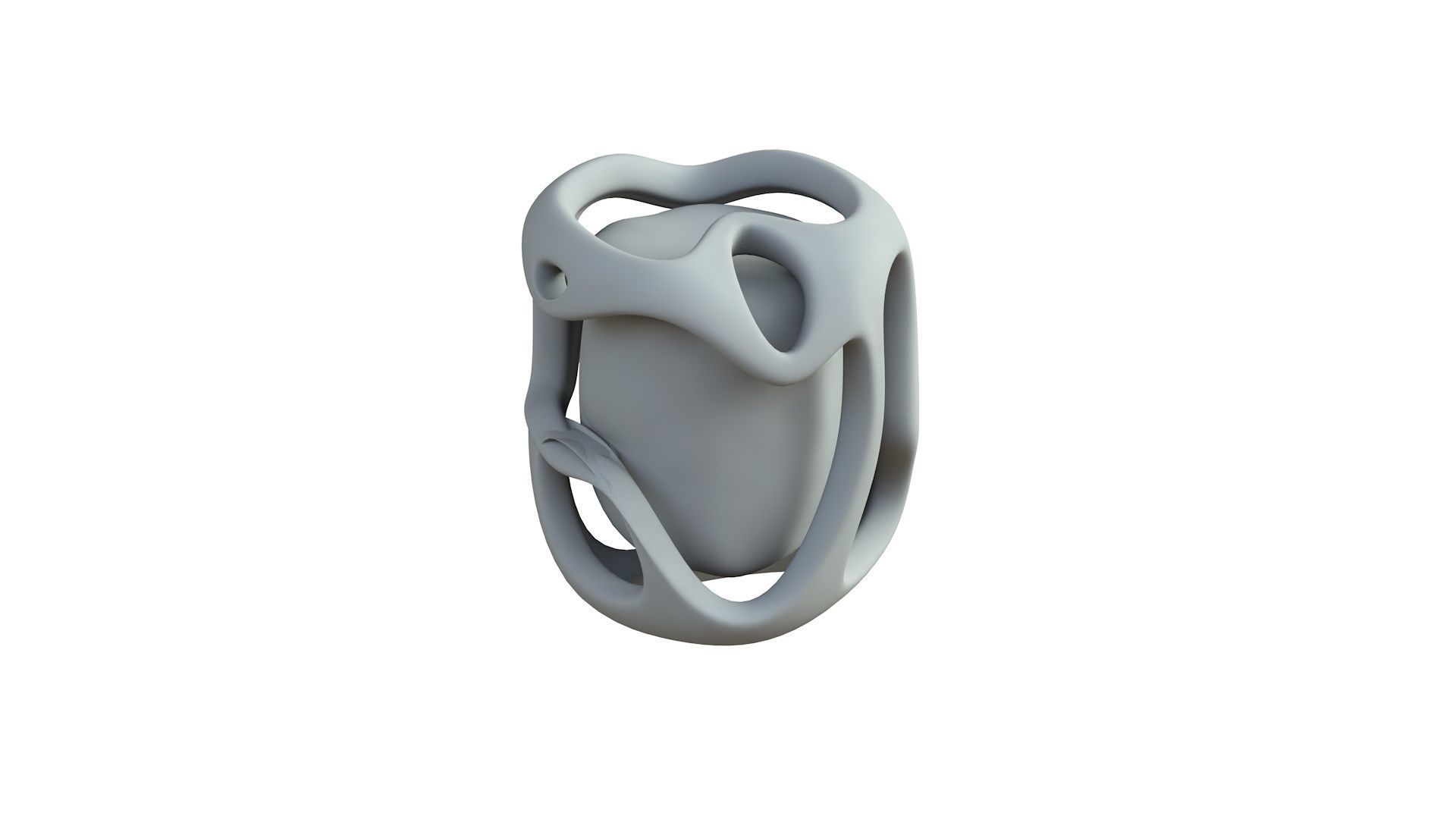 SciFi Shape Object Low Poly 116 Low-poly 3D model_6