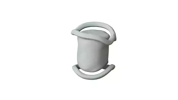 SciFi Shape Object Low Poly 115 Low-poly 3D model