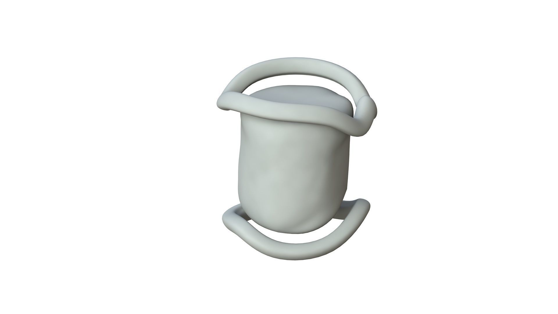 SciFi Shape Object Low Poly 115 Low-poly 3D model_1