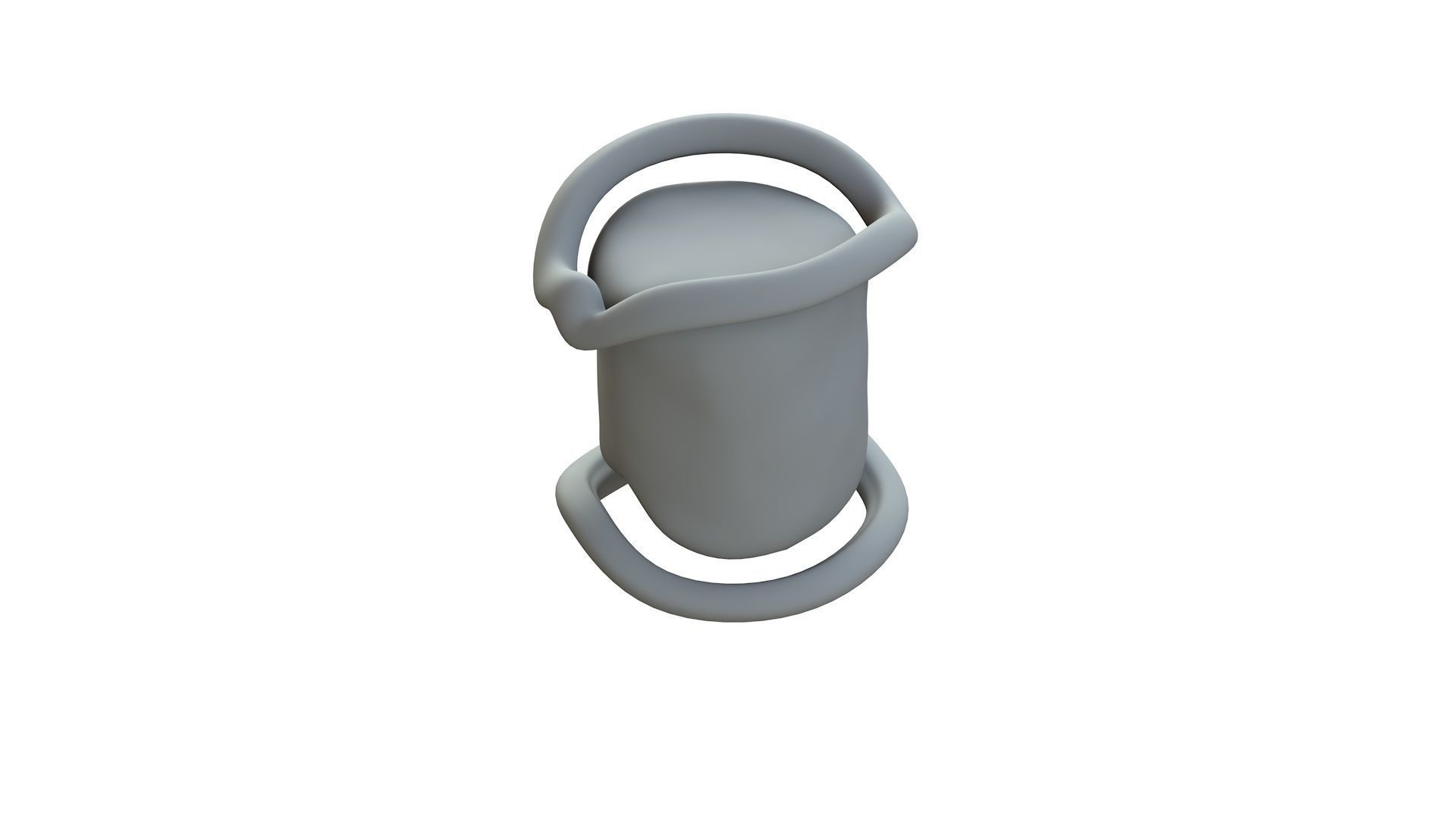 SciFi Shape Object Low Poly 115 Low-poly 3D model_13