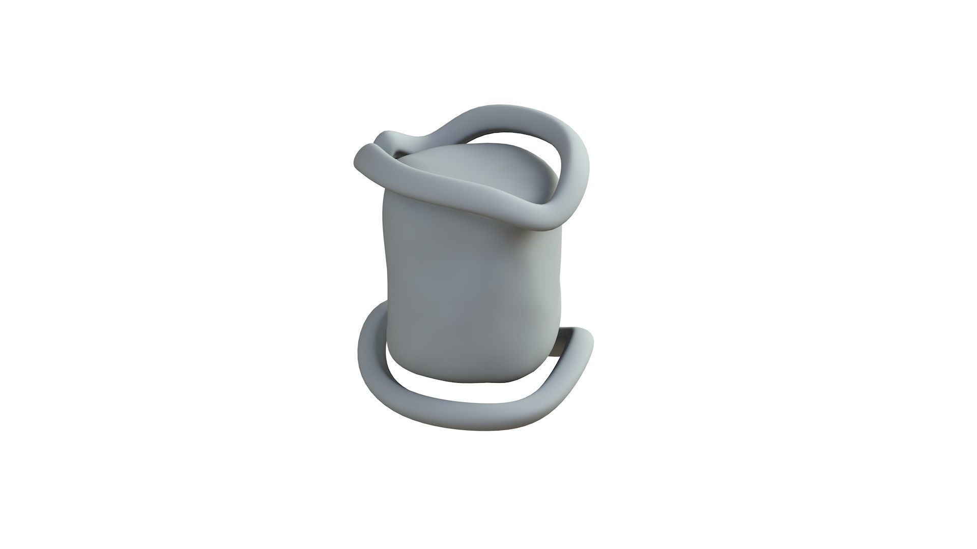 SciFi Shape Object Low Poly 115 Low-poly 3D model_7