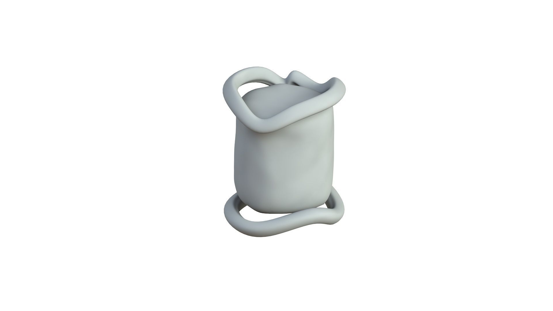 SciFi Shape Object Low Poly 115 Low-poly 3D model_4