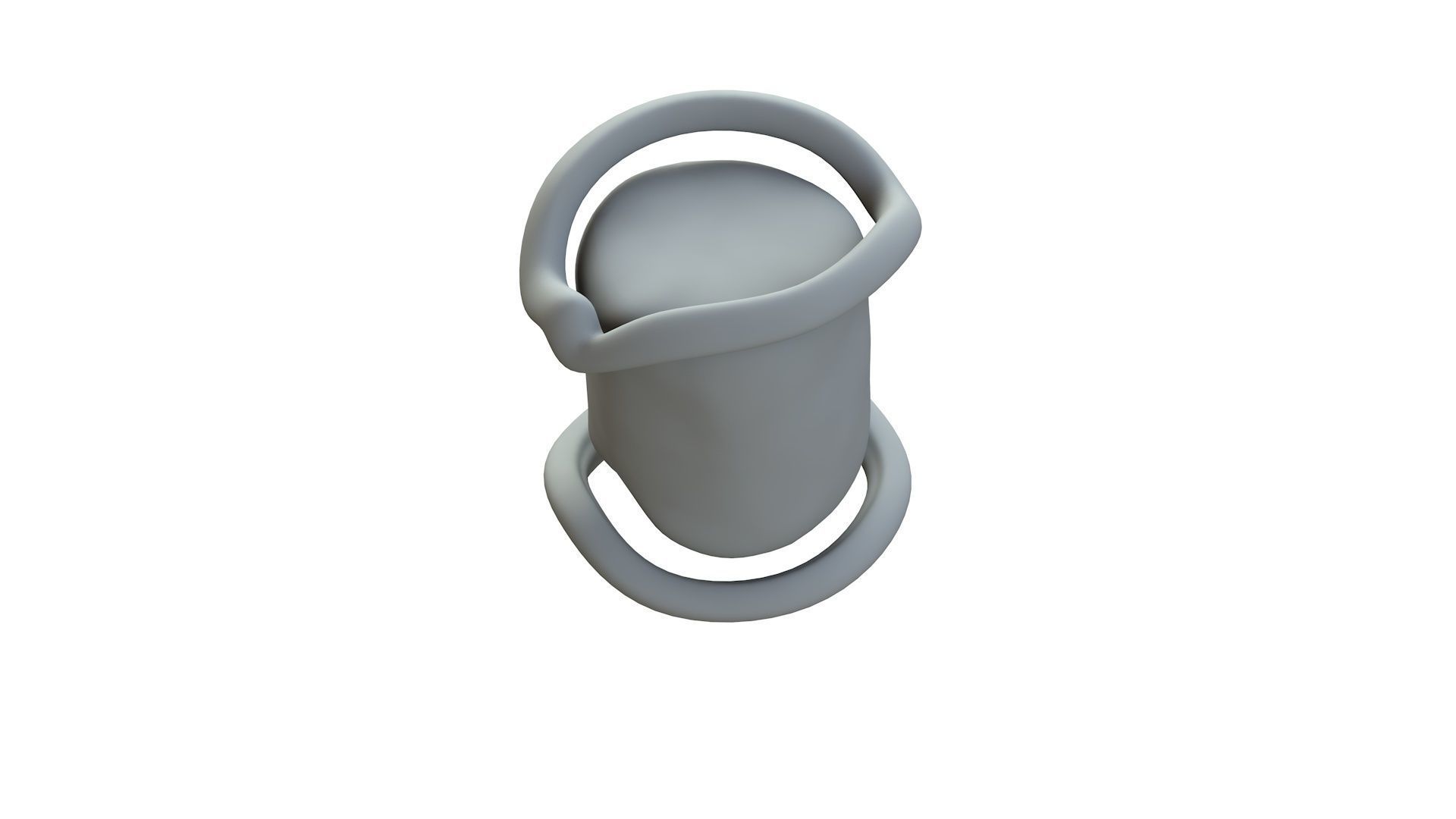 SciFi Shape Object Low Poly 115 Low-poly 3D model_14