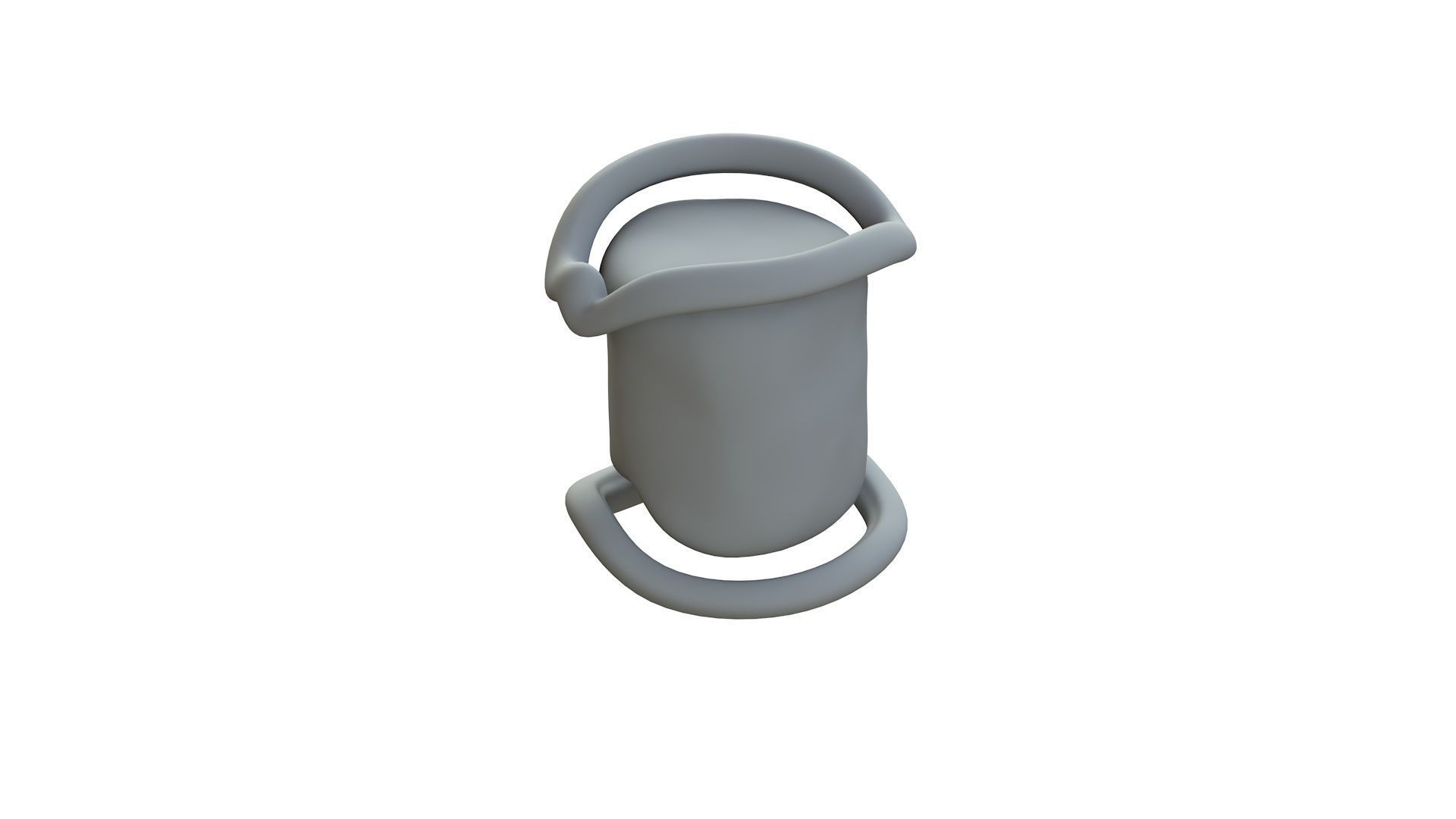 SciFi Shape Object Low Poly 115 Low-poly 3D model_12