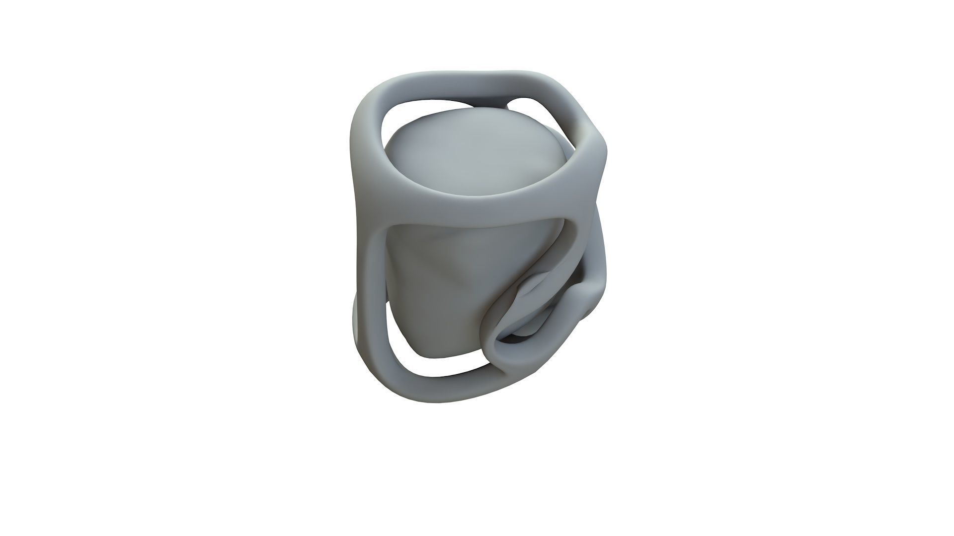 SciFi Shape Object Low Poly 114 Low-poly 3D model_14