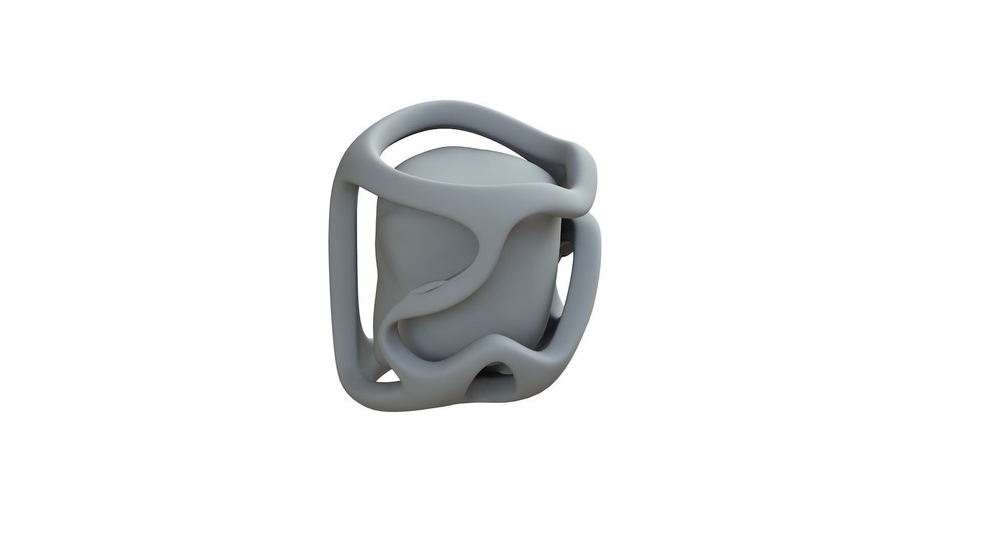 SciFi Shape Object Low Poly 114 Low-poly 3D model_9