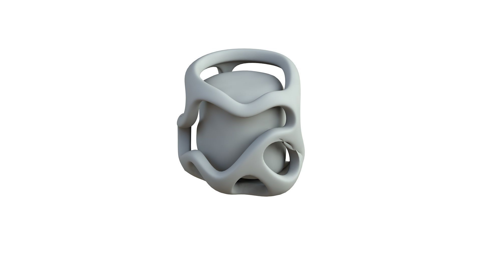 SciFi Shape Object Low Poly 114 Low-poly 3D model_5