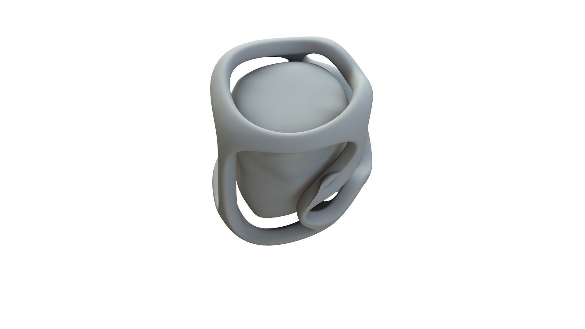 SciFi Shape Object Low Poly 114 Low-poly 3D model_15