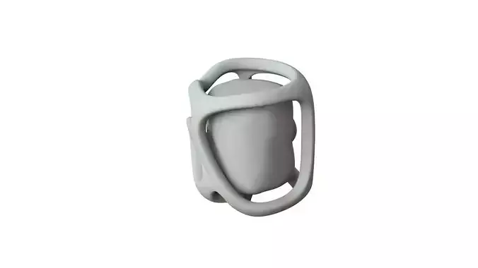 SciFi Shape Object Low Poly 114 Low-poly 3D model