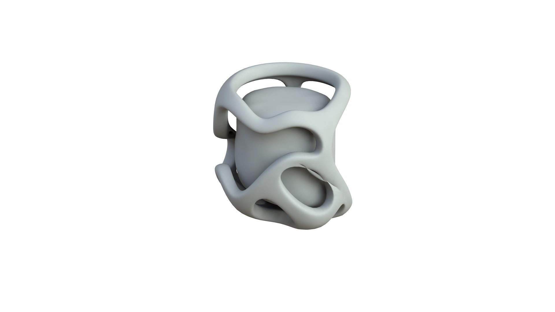 SciFi Shape Object Low Poly 114 Low-poly 3D model_4