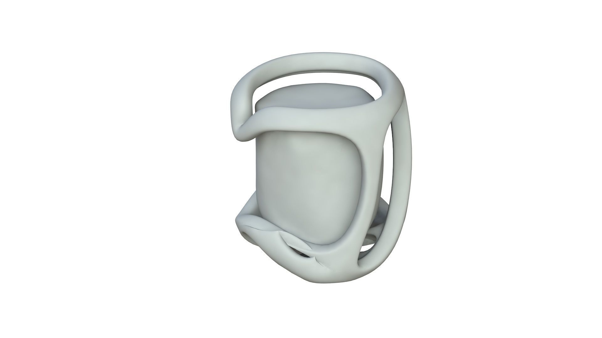 SciFi Shape Object Low Poly 113 Low-poly 3D model_2