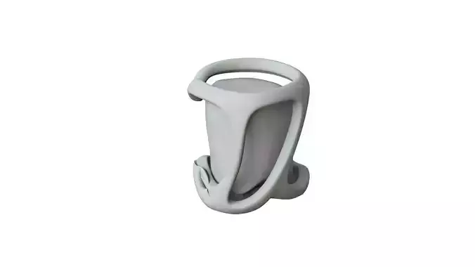 SciFi Shape Object Low Poly 113 Low-poly 3D model