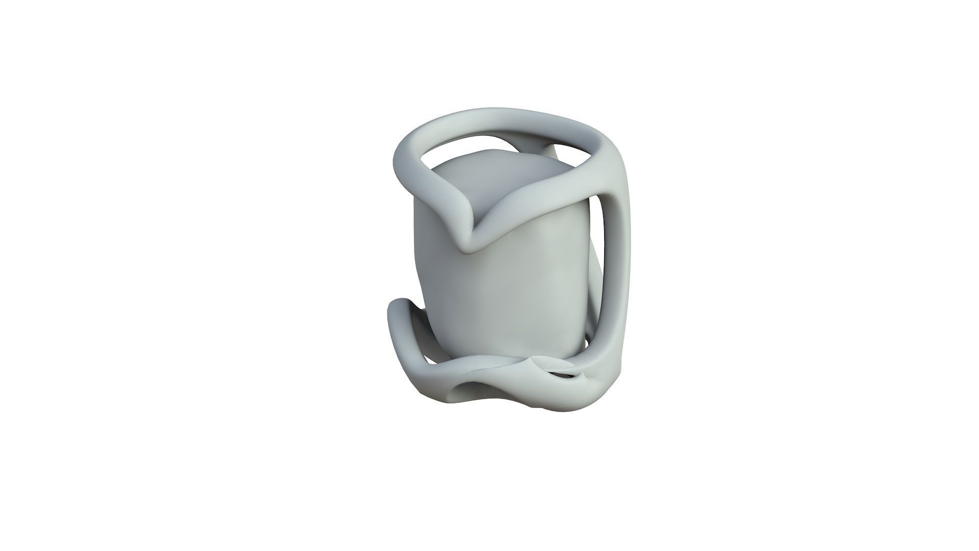 SciFi Shape Object Low Poly 113 Low-poly 3D model_4