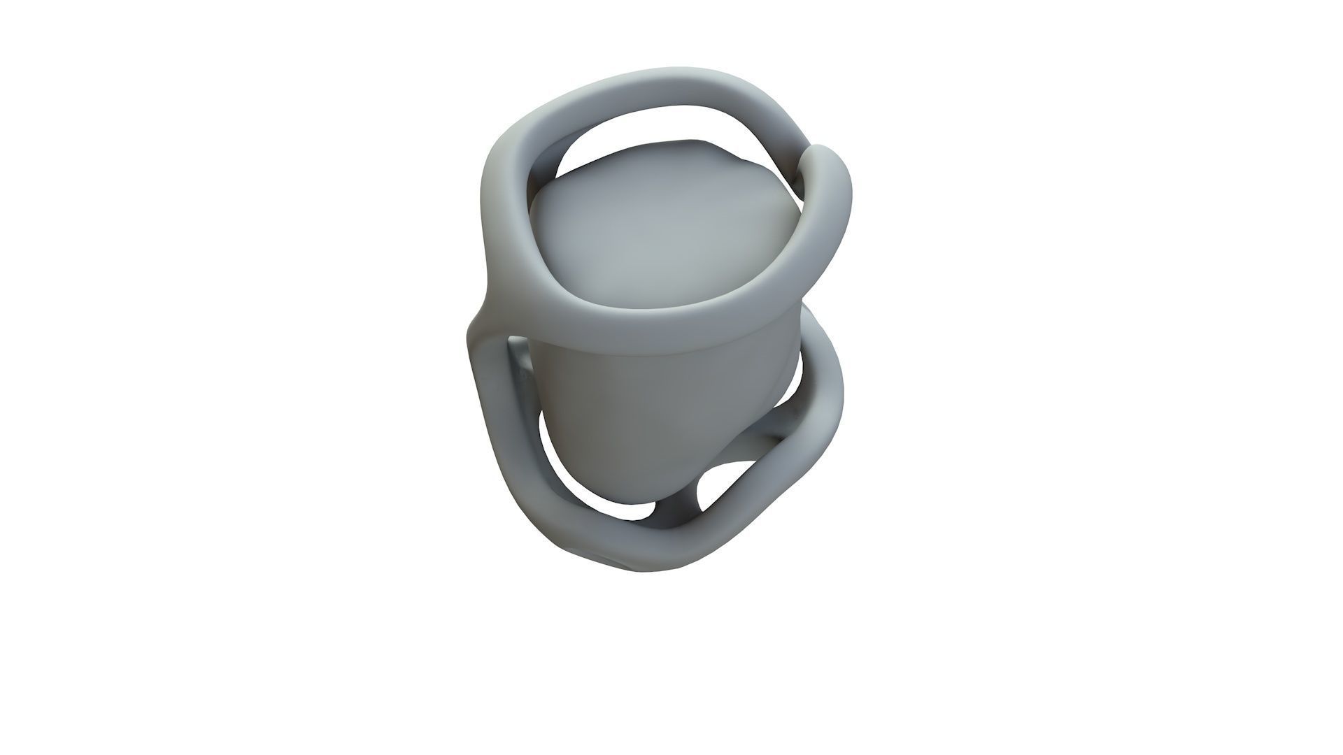 SciFi Shape Object Low Poly 113 Low-poly 3D model_15