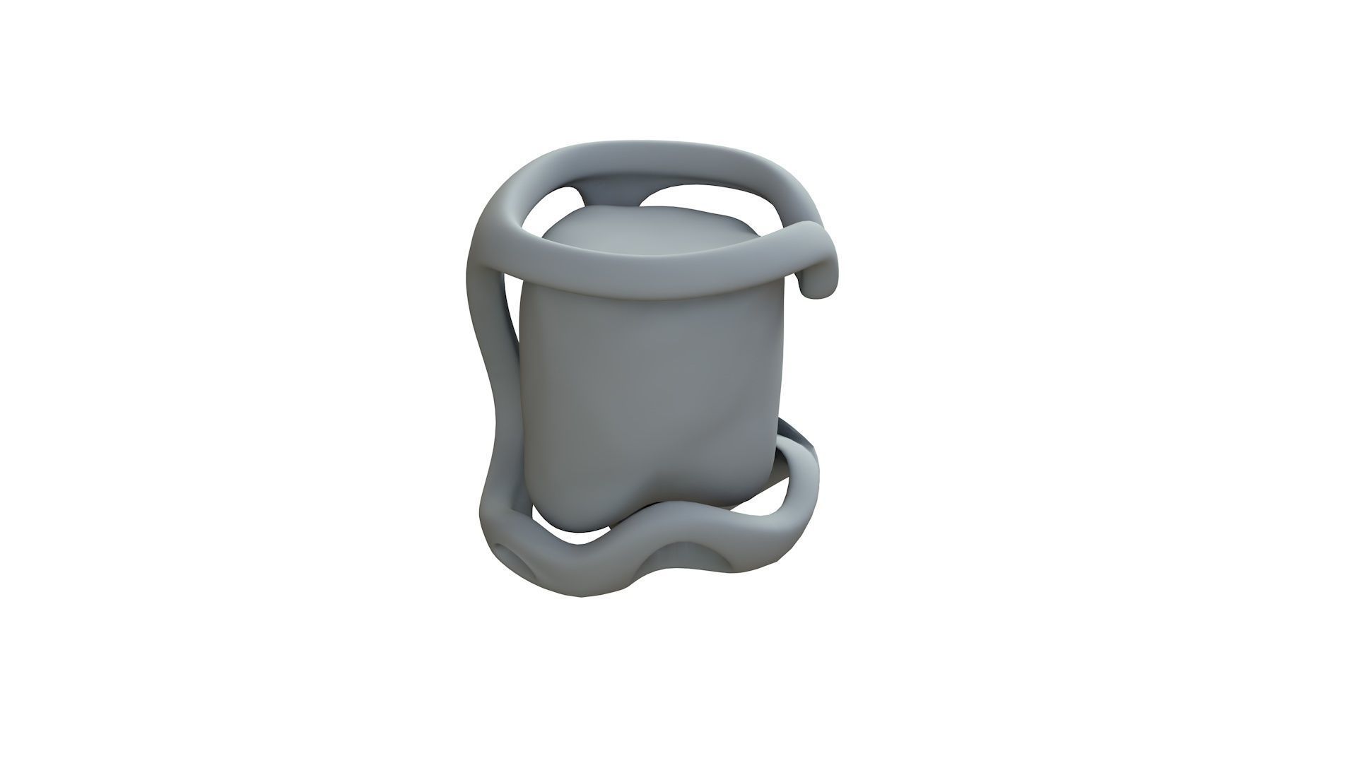 SciFi Shape Object Low Poly 113 Low-poly 3D model_10