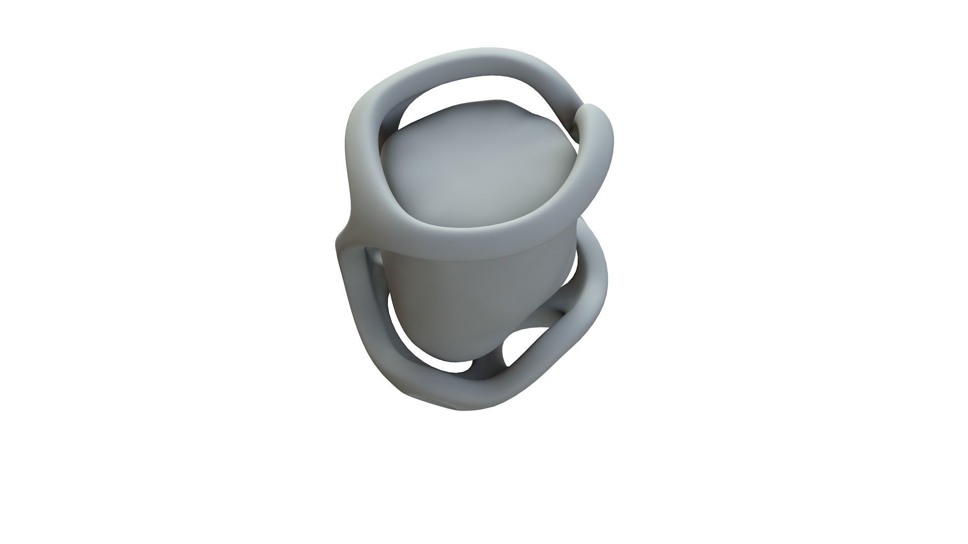 SciFi Shape Object Low Poly 113 Low-poly 3D model_17