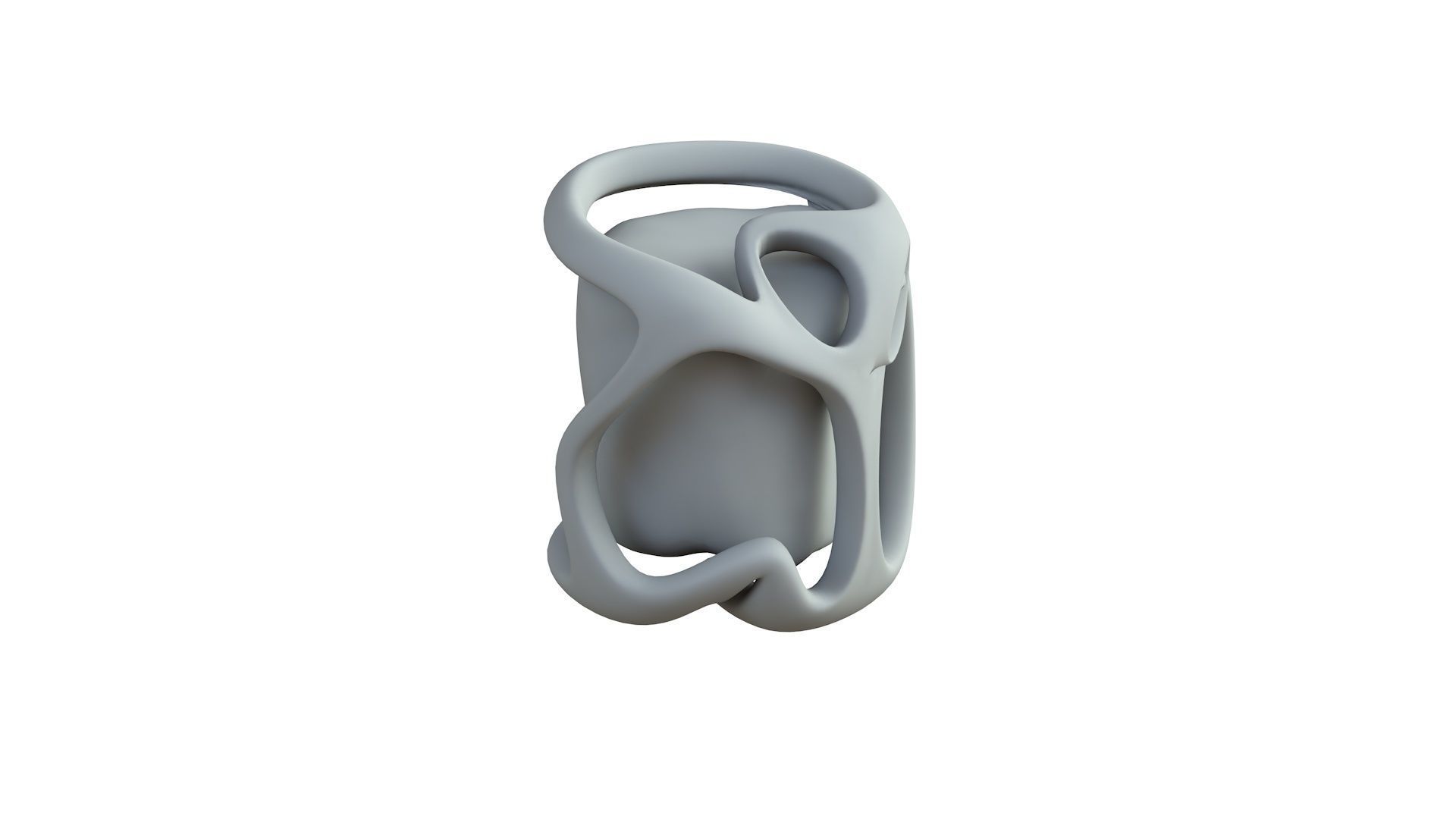 SciFi Shape Object Low Poly Low-poly 3D model_6