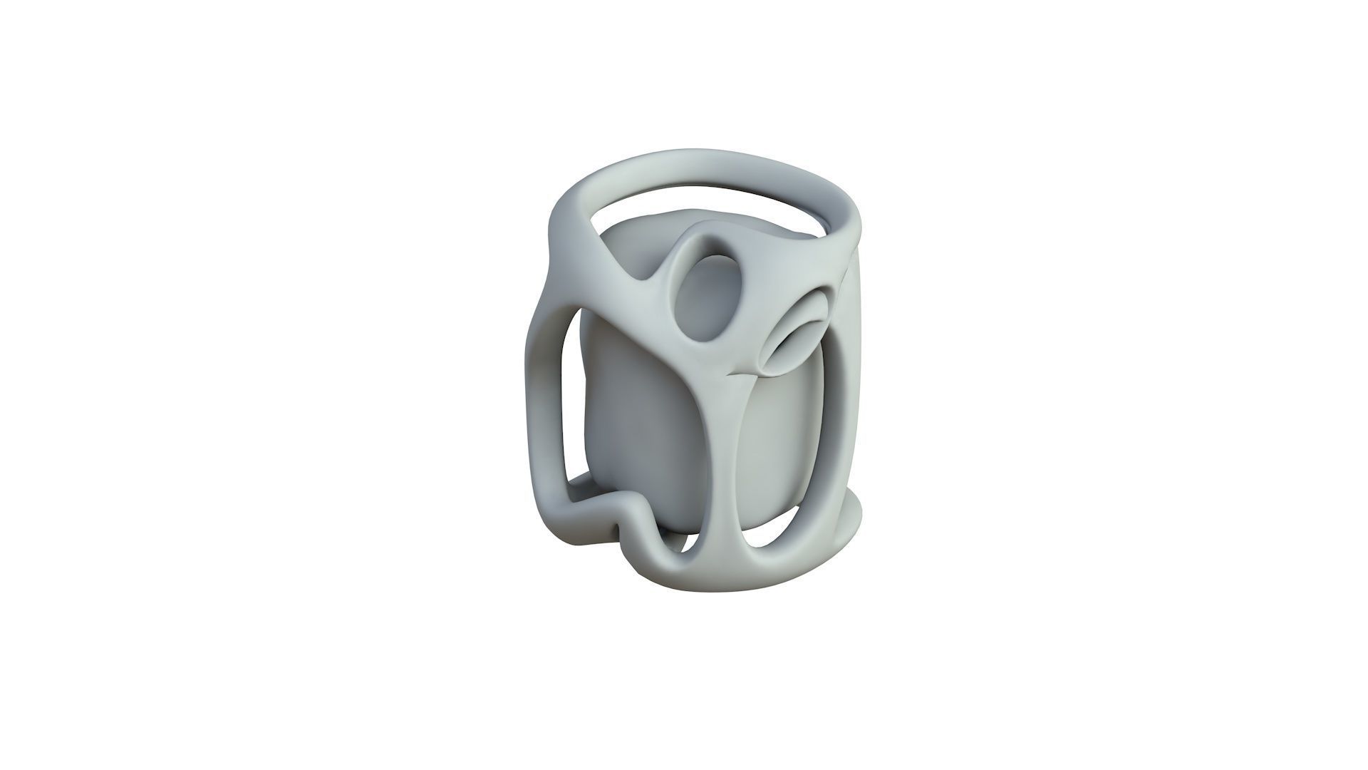 SciFi Shape Object Low Poly Low-poly 3D model_4