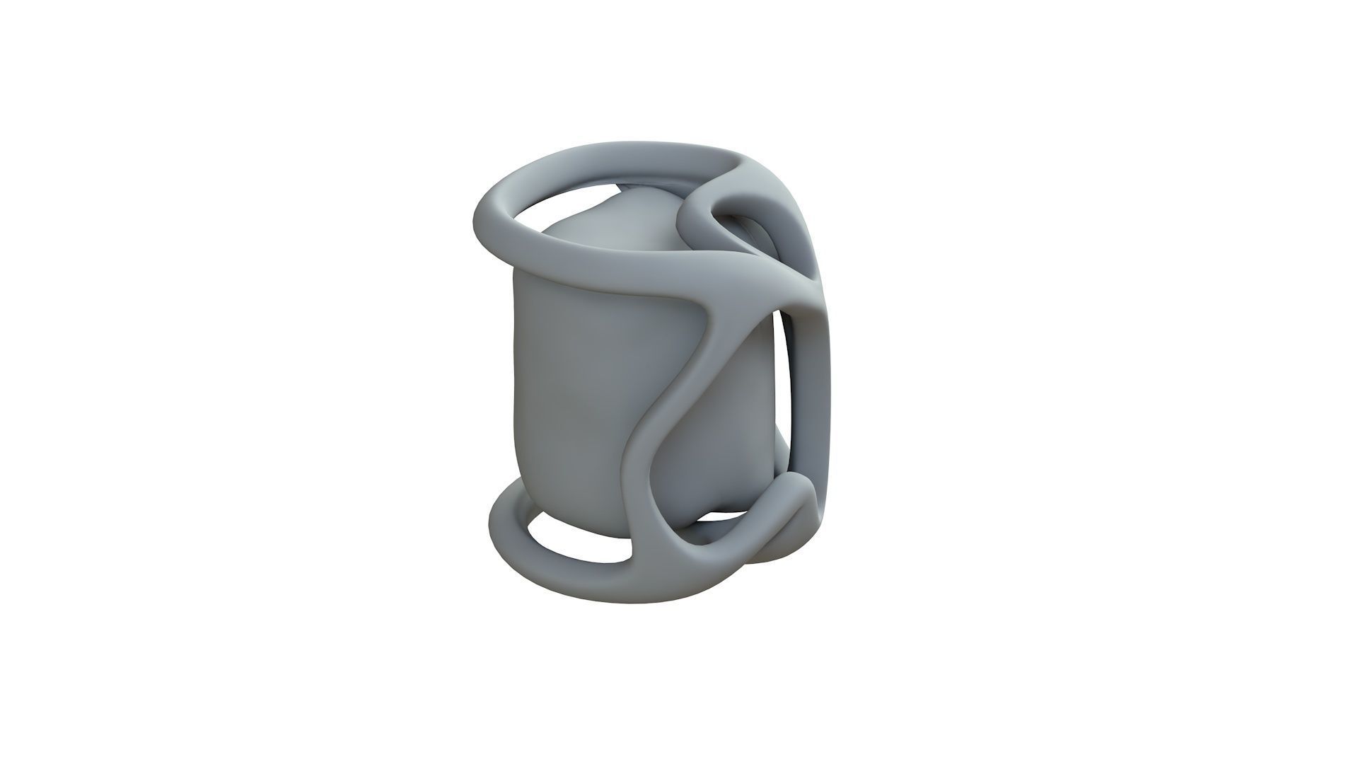 SciFi Shape Object Low Poly Low-poly 3D model_9