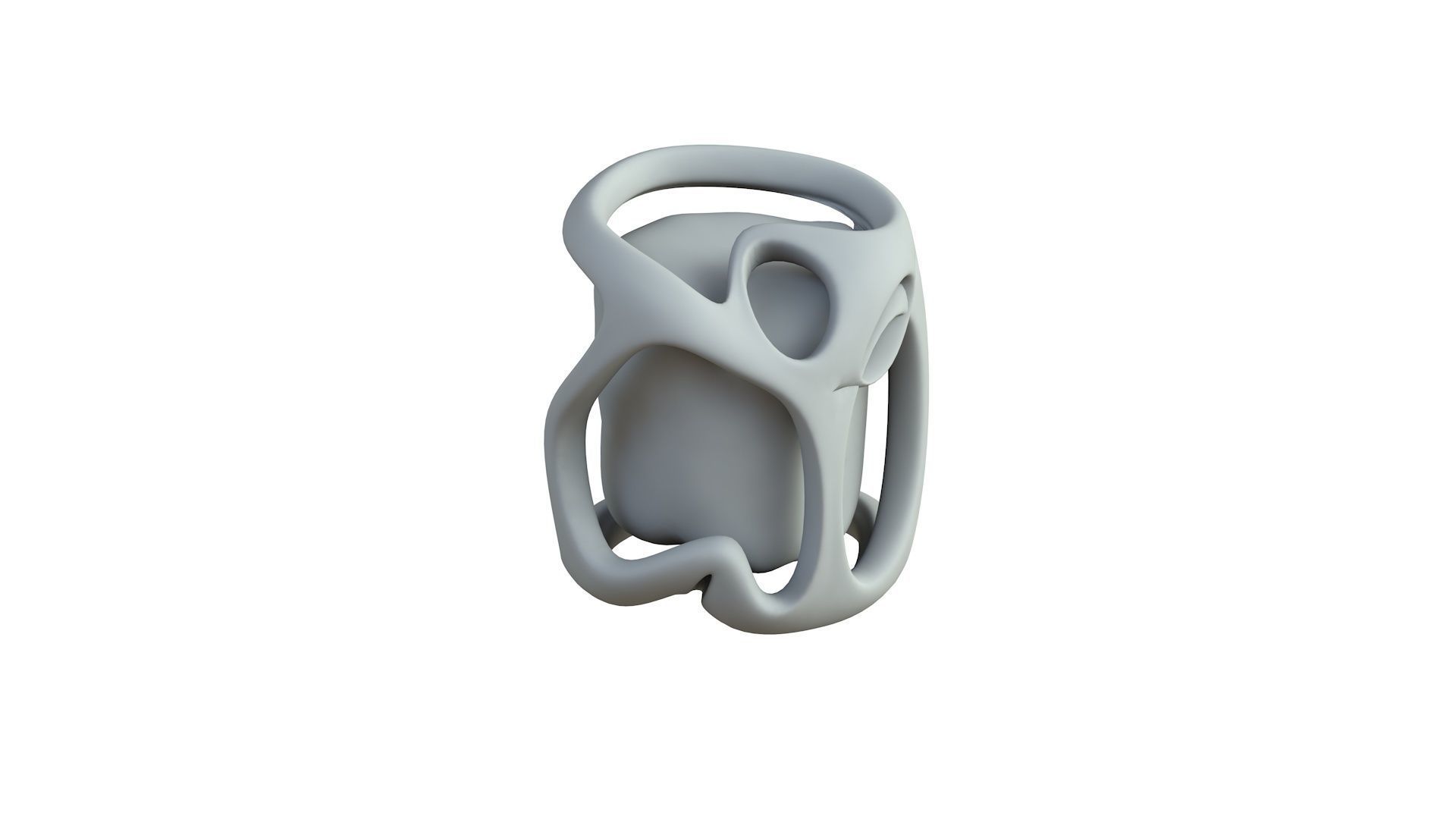 SciFi Shape Object Low Poly Low-poly 3D model_5