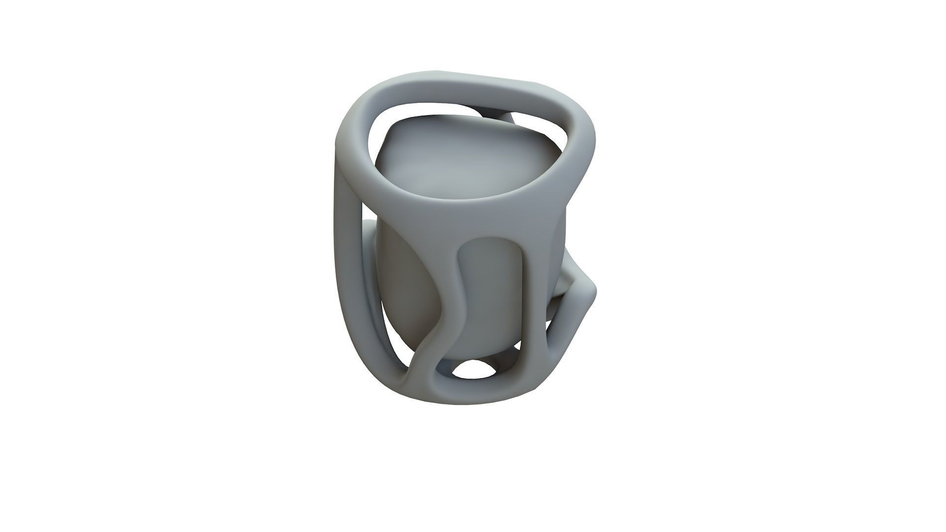 SciFi Shape Object Low Poly Shape Low-poly 3D model_14