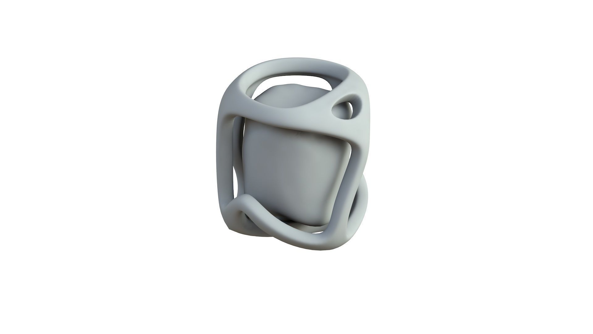 SciFi Shape Object Low Poly Shape Low-poly 3D model_5