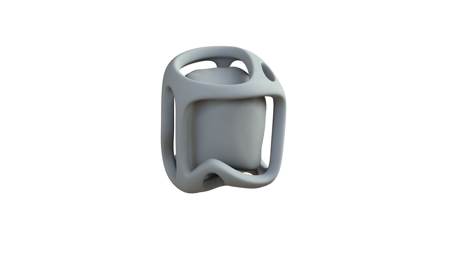 SciFi Shape Object Low Poly Shape Low-poly 3D model_7