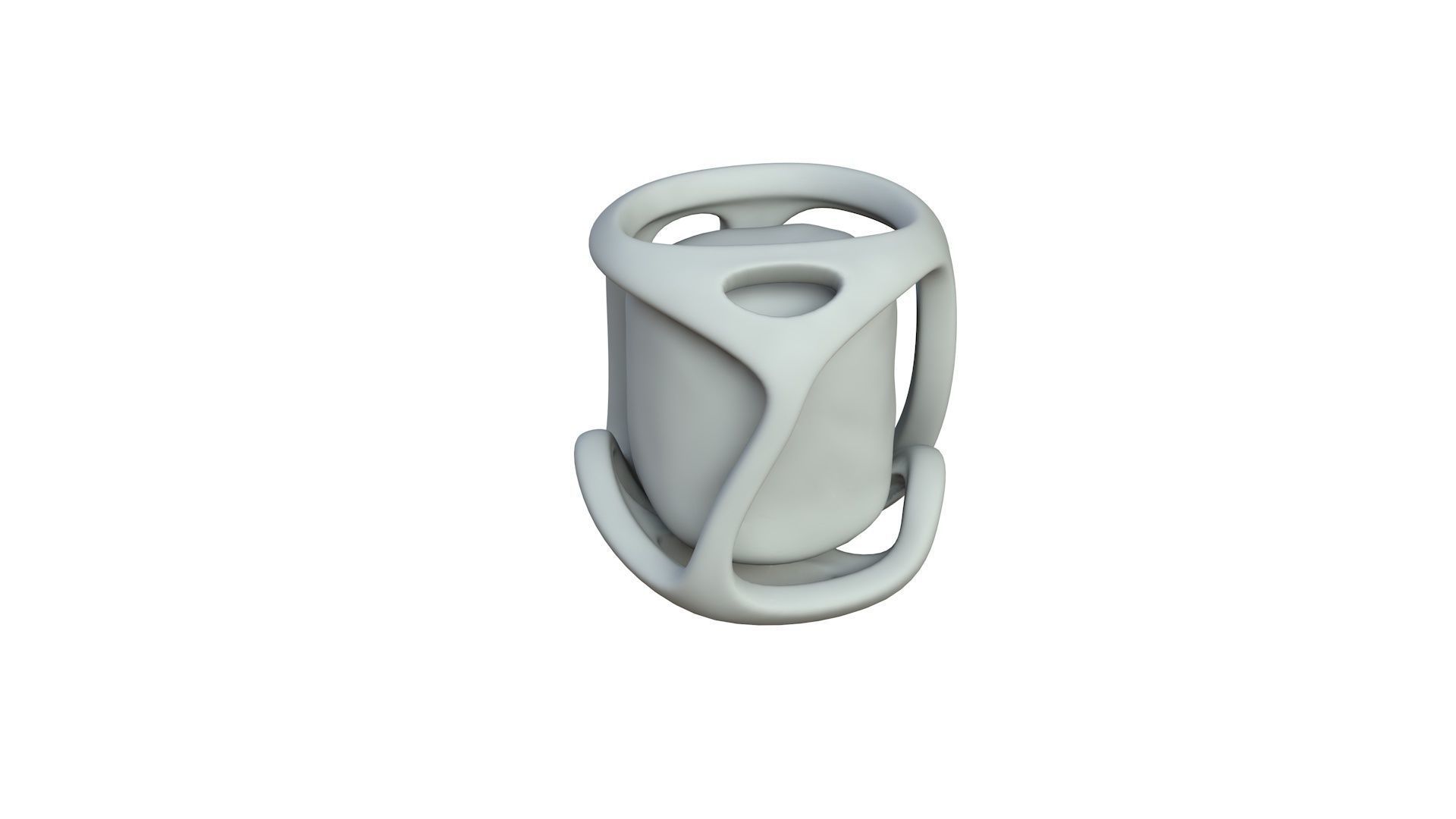 SciFi Shape Object Low Poly Shape Low-poly 3D model_3