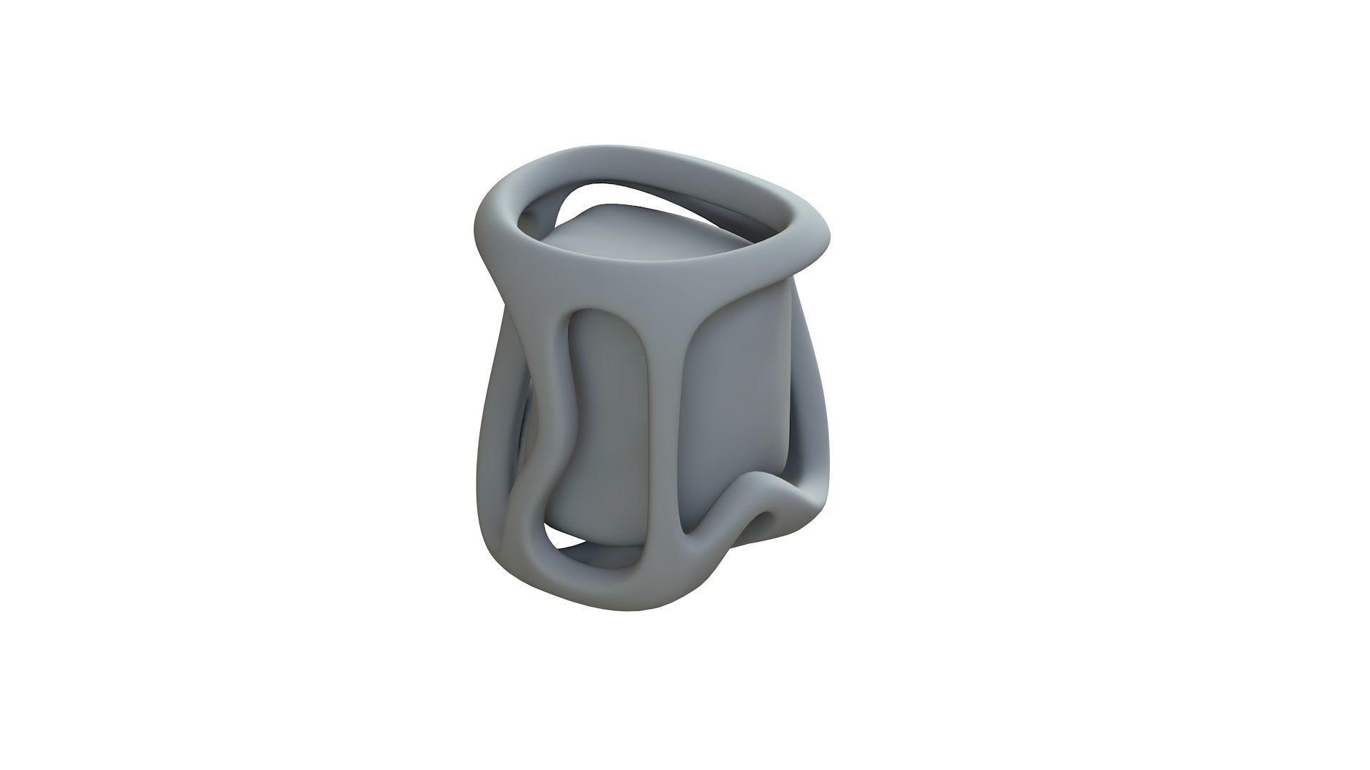 SciFi Shape Object Low Poly Shape Low-poly 3D model_10