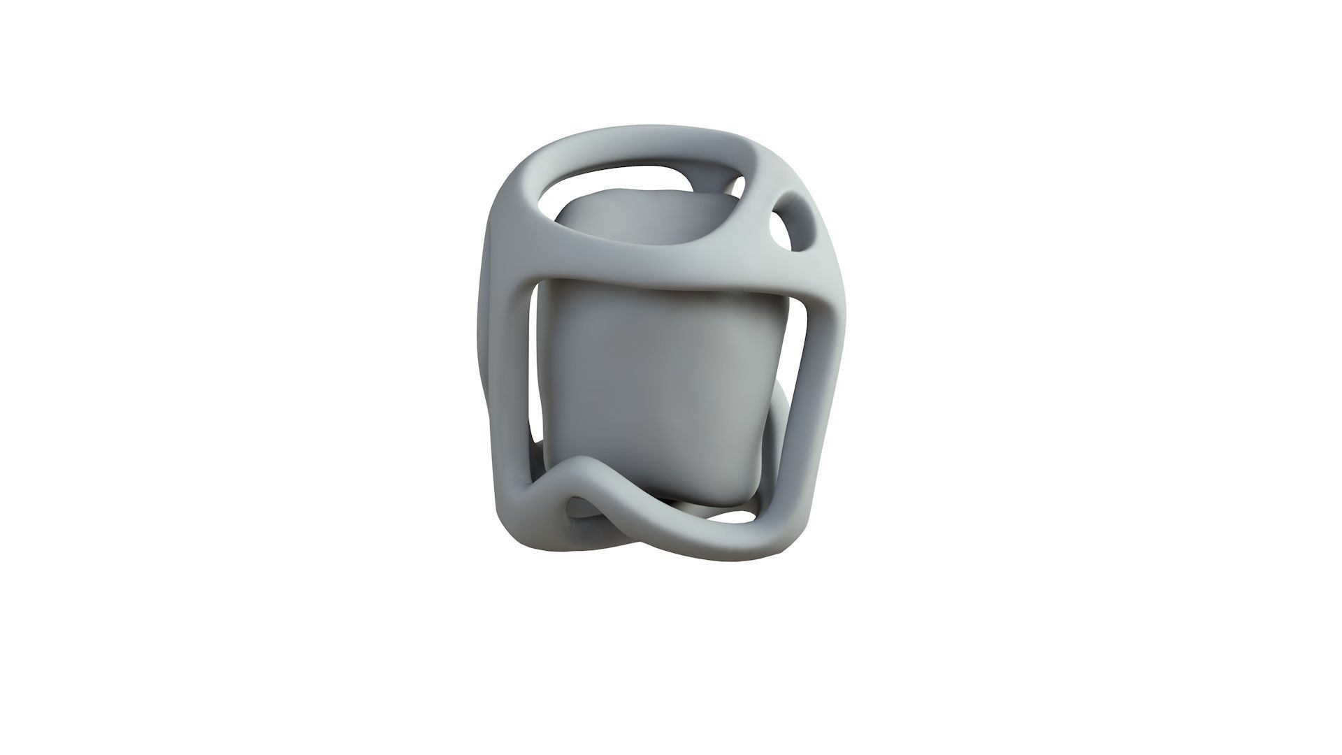 SciFi Shape Object Low Poly Shape Low-poly 3D model_6