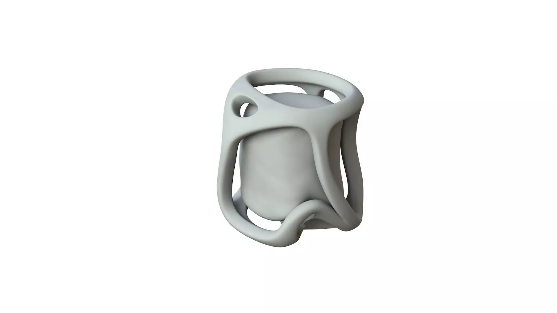 SciFi Shape Object Low Poly Shape Low-poly 3D model_0