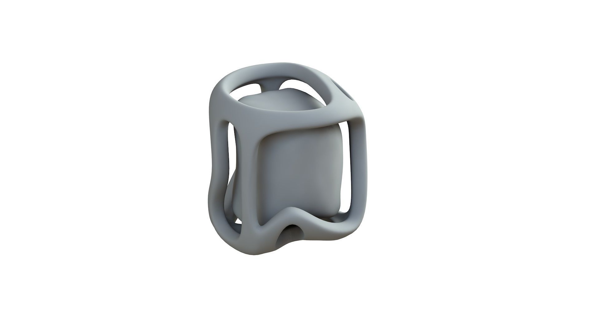 SciFi Shape Object Low Poly Shape Low-poly 3D model_8