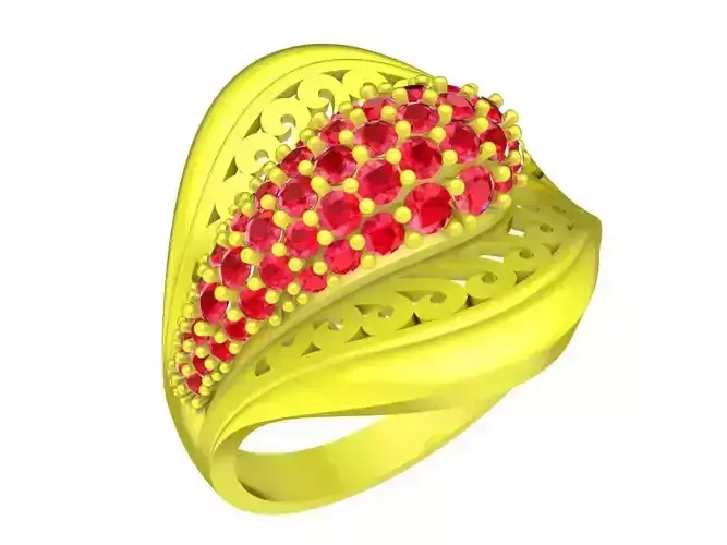 5748 korean diamond women ring 