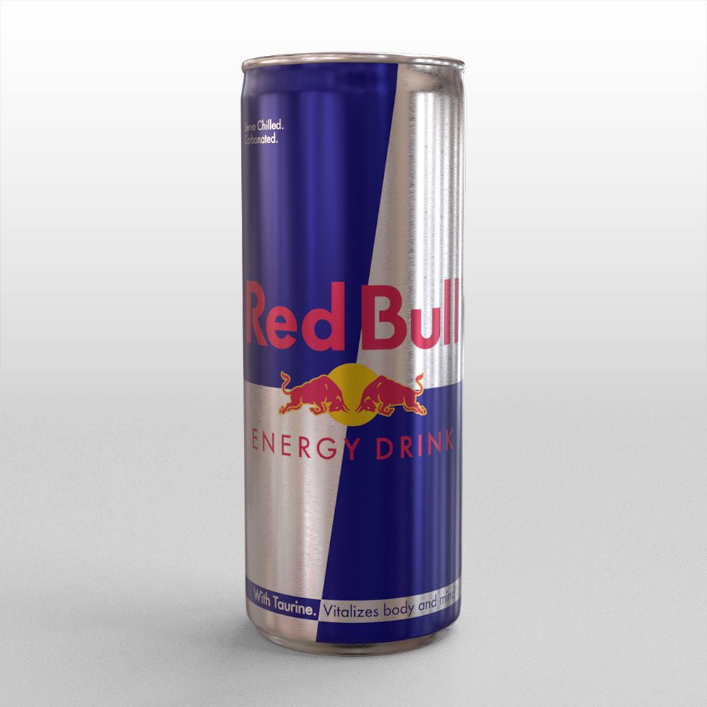 Vibrant Red Bull 250ml Can Dimensions Design Concept Vibrant Red Bull 250ml Can Dimensions Design Concept