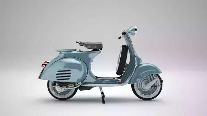 Classic Vintage Vespa 3D model