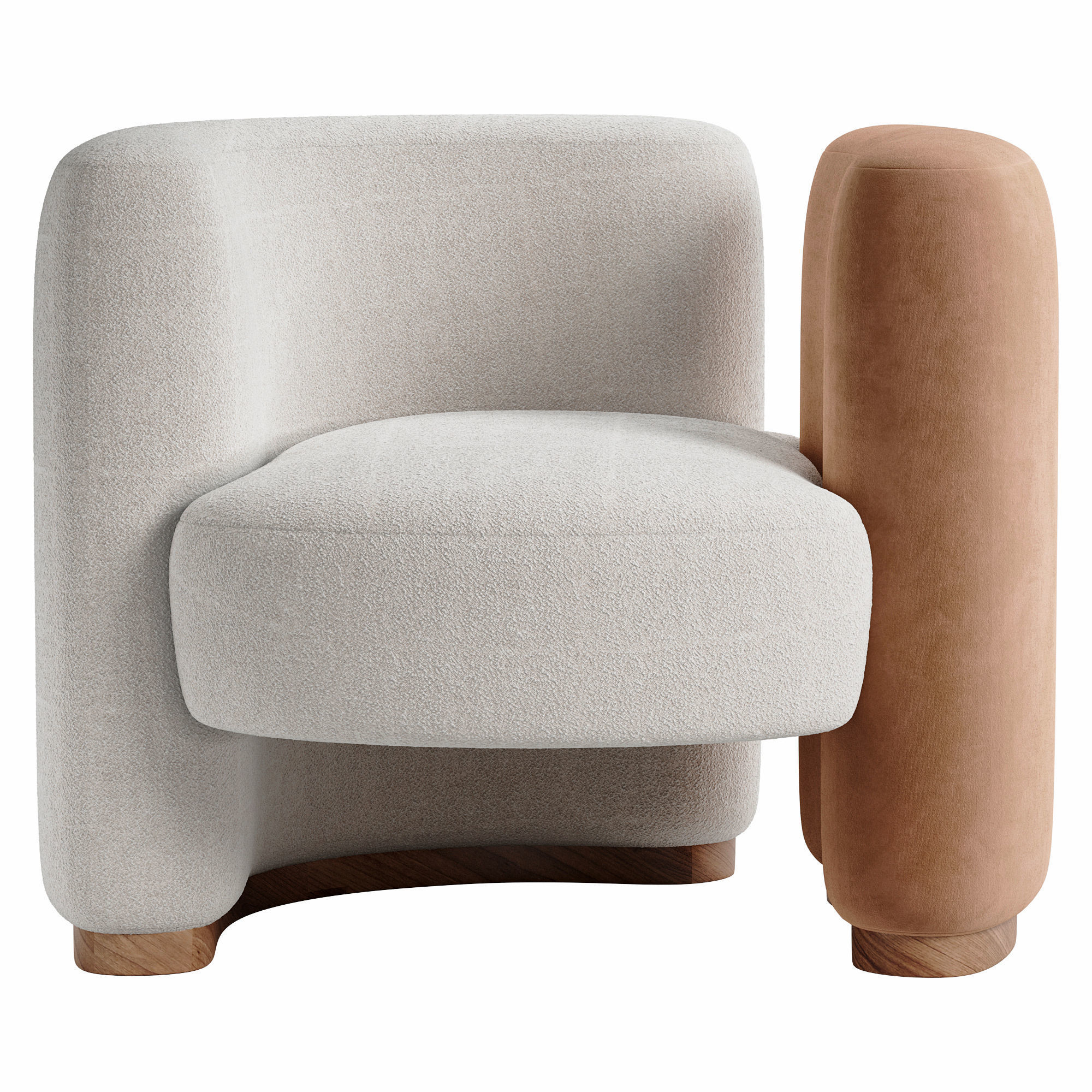 Romano armchair by noho  3D model_1