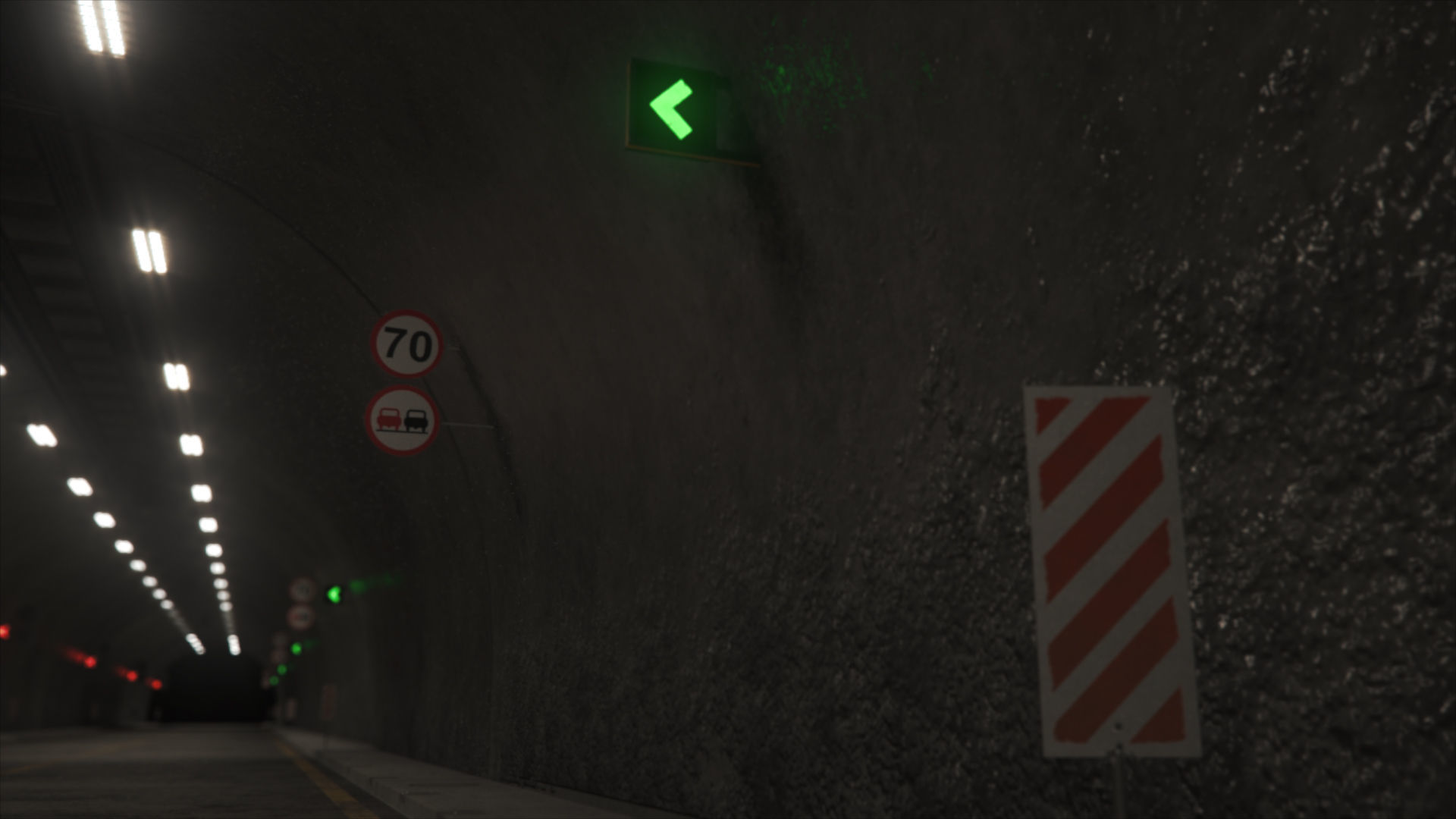 Impressive Highway Tunnel Low-poly 3D model_18