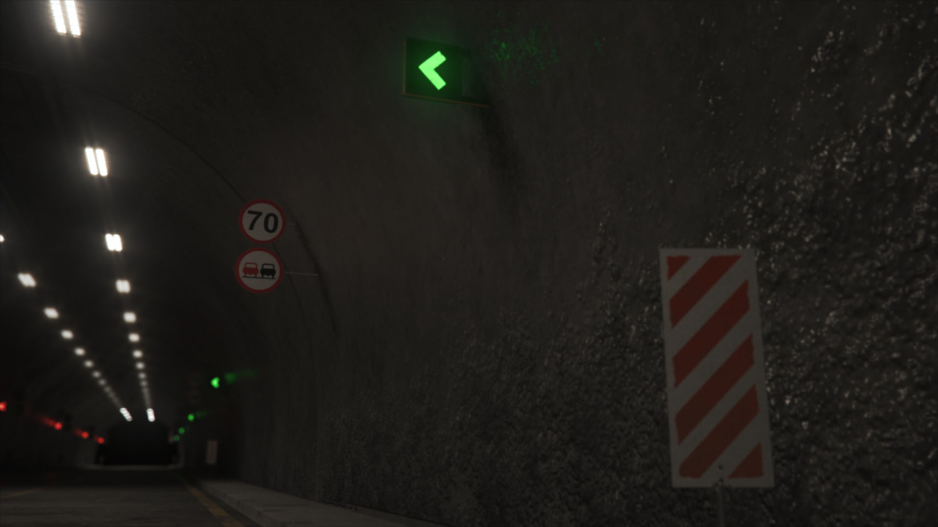 Impressive Highway Tunnel Low-poly 3D model_30