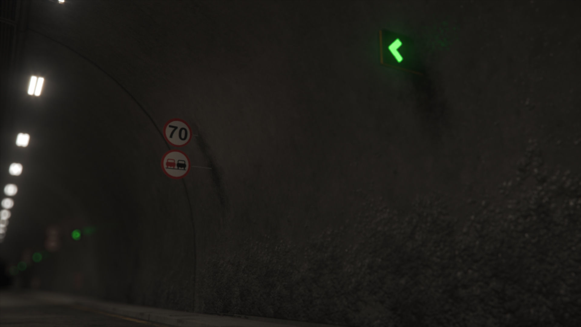 Impressive Highway Tunnel Low-poly 3D model_17