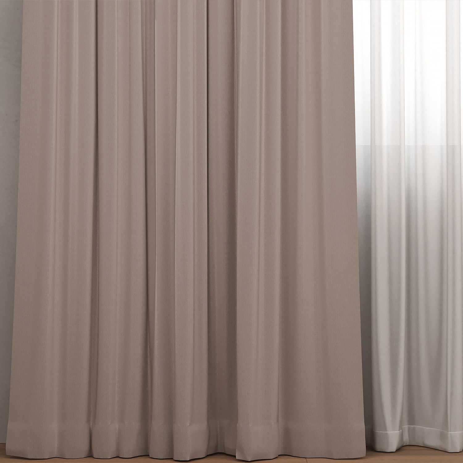 Curtain modern 01 3D model 3D model_4