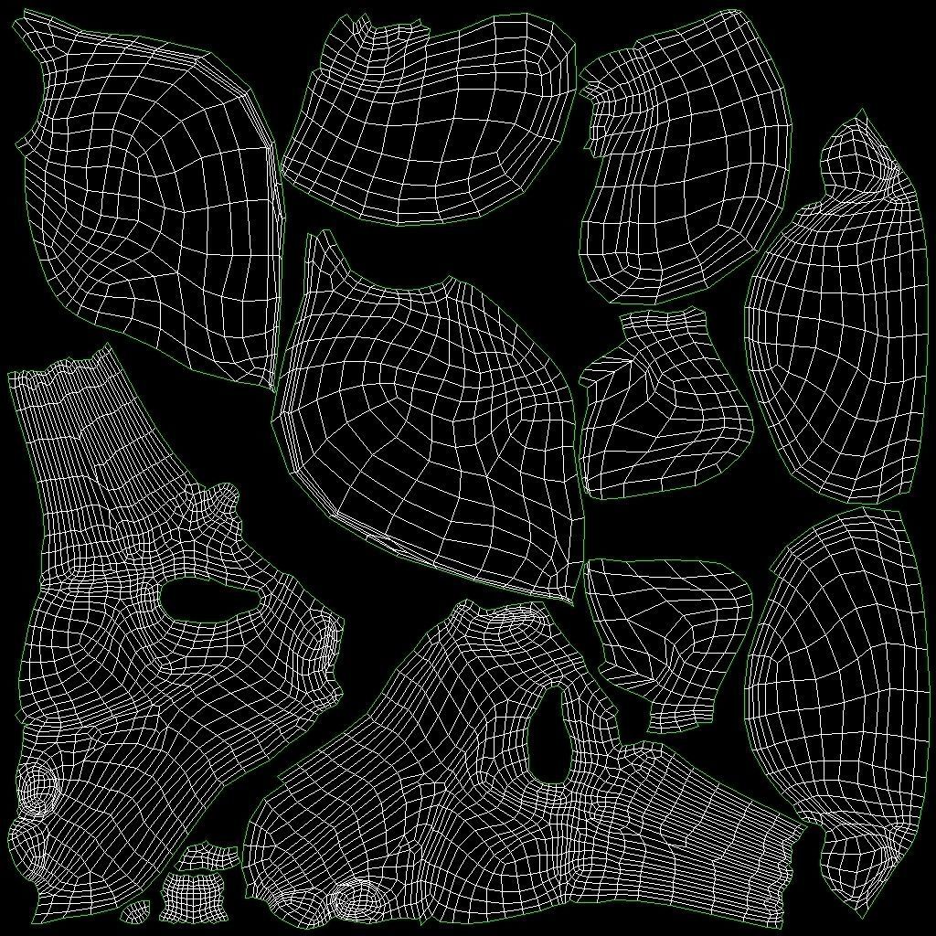 Brain Low-poly 3D model_19