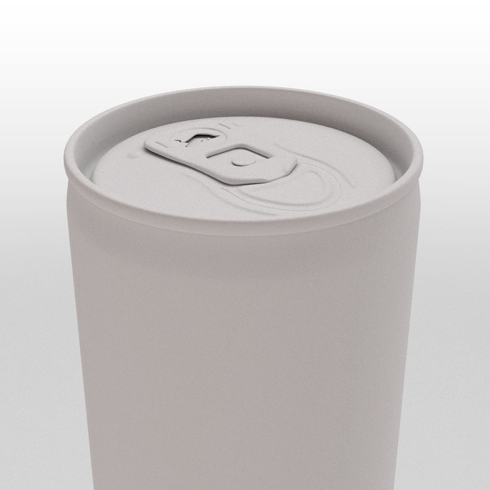 Red Bull Sugarfree Can 250ml with Spritz 3D model_26