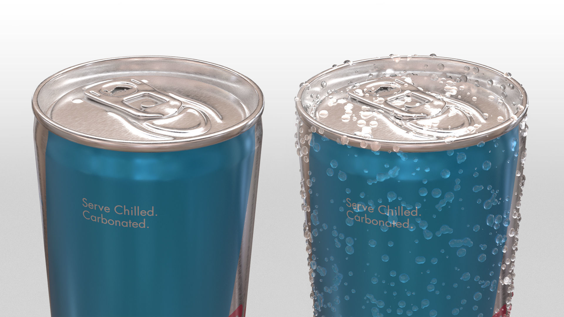 Red Bull Sugarfree Can 250ml with Spritz 3D model_18