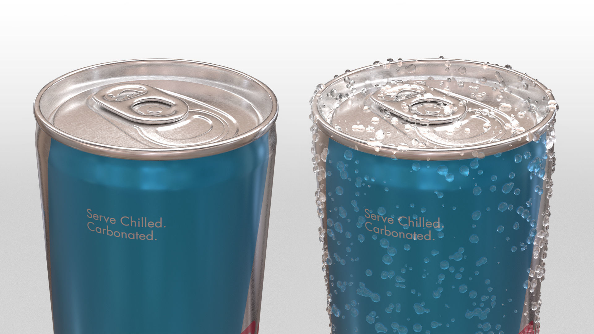 Red Bull Sugarfree Can 250ml with Spritz 3D model_19