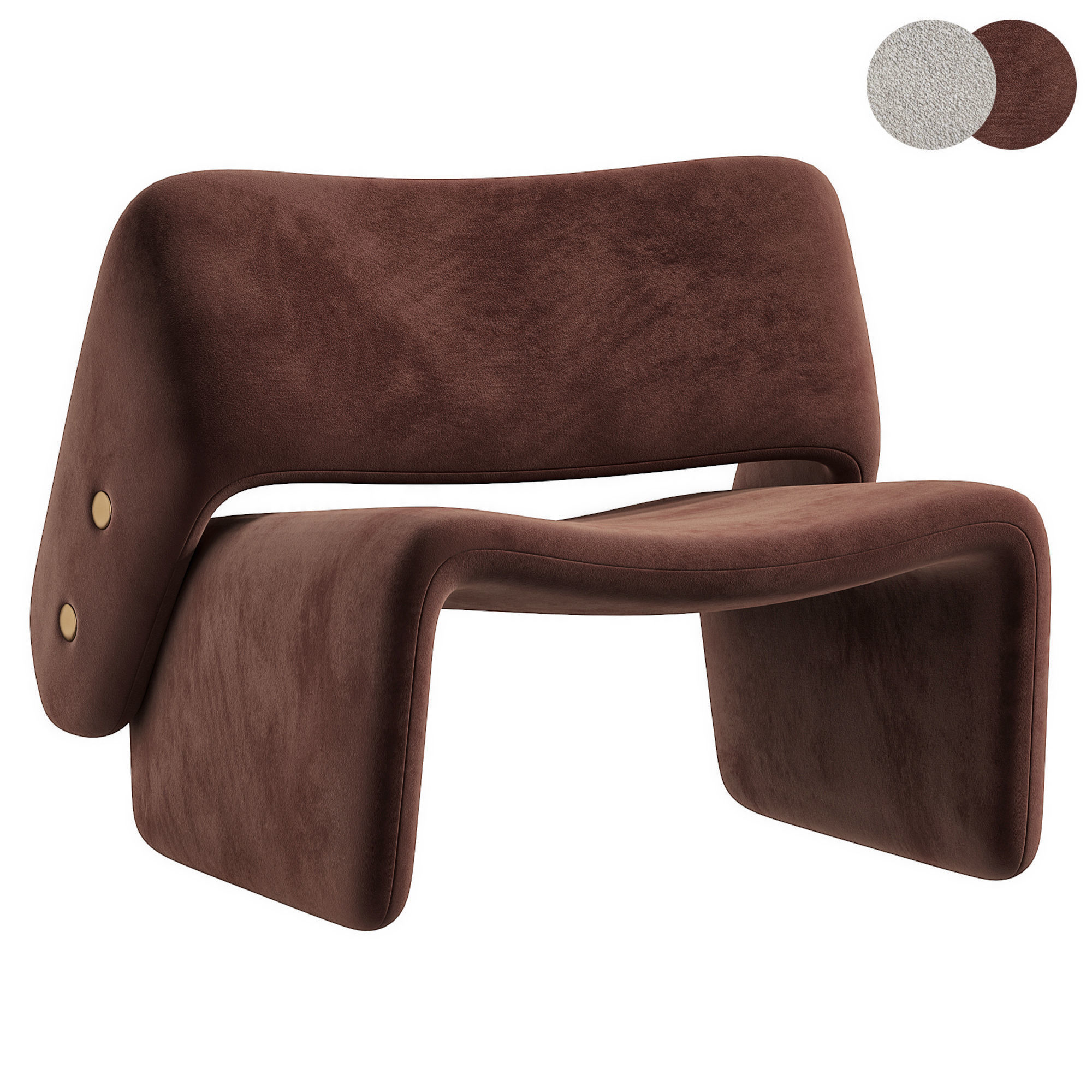 MONIFA ARMCHAIR BY NOHA COLLECTION  3D model_1